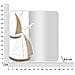 Specchio Con Cornice Vkh498-bianco-metallo-60x4,4x60 Cm - Foto miniatura 6