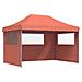 Tenda Party Terracotta 279 x 410 x 315 cm Tessuto Oxford - Foto miniatura 1