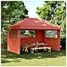 Tenda Party Terracotta 279 x 410 x 315 cm Tessuto Oxford - Foto miniatura 2