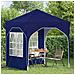 Tenda per feste a pop-up 192 x 192 x 245 cm Blu - Foto miniatura 3