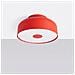 Plafoniera Omiq Rosso Sl. 2285 - Moderno Plafoniere Rosso 15x30x30 Cm - Foto miniatura 3