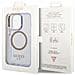 Guess Guhmp14lhtcmu Custodia Per Iphone 14 Pro 6.1 Viola /viola Con Bordo Dorato Traslucido Magsafe - Foto miniatura 1