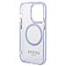 Guess Guhmp14lhtcmu Custodia Per Iphone 14 Pro 6.1 Viola /viola Con Bordo Dorato Traslucido Magsafe - Foto miniatura 2