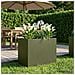 Vaso da giardino Verde Oliva 60 x 40 x 50 cm - Foto miniatura 2