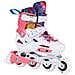 Pattini in linea regolabili per bambini Playlife Flash (rosa, 30-33) - Foto miniatura 4