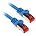 Cavo Patch 3m Cat. 6 1000 Mbit RJ45 - Blu - Foto miniatura 1