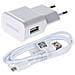 TRAV. CHARGER 2 Ah USB WHITE + CAVO MICRO-USB BULK - Foto miniatura 1