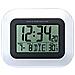 WS 8005 Radio controlled wall clock, 228 x 28 x 180 mm, AA, Nero, Argento - Foto miniatura 1