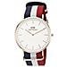 Orologio Unisex classic cambridge 0103dw al quarzo cinturino in tessuto - Foto miniatura 2