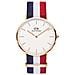 Orologio Unisex classic cambridge 0103dw al quarzo cinturino in tessuto - Foto miniatura 5