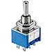 Wentronic Kippschalter Miniatur, Blau - Ein-aus-ein, Mit Lötösen (10023) - Foto miniatura 1