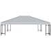 Copertura Superiore Per Gazebo 310 G / m² 4x3m Grigia - Foto miniatura 2