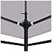 Copertura Superiore Per Gazebo 310 G / m² 4x3m Grigia - Foto miniatura 4