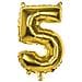 Procos - Palloncino Alluminio Oro Numero 33 Cm - Foto miniatura 4