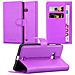 Custodia Compatibile Con Nokia Lumia 540 In Violetta Ametista - Coperchio Protettiva Con Chiusura Magnetica, Funzione Stand E Tasca Per Le Carte - Foto miniatura 1