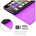 Custodia Compatibile Con Nokia Lumia 540 In Violetta Ametista - Coperchio Protettiva Con Chiusura Magnetica, Funzione Stand E Tasca Per Le Carte - Foto miniatura 3