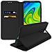 Custodia Xiaomi Redmi Note 9 Portacarte Funzione Supporto Similpelle Liscia Nero - Foto miniatura 2