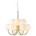 Bianco Pendant Lamp By - Opale Vetro E Ottone In Una Lovely Combination - Foto miniatura 2