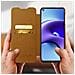 Custodia Xiaomi Redmi Note 9t 5g Portacarte Vera Pelle Qin Marrone - Foto miniatura 3