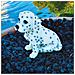 Decorazione In Resina Cane Dalmata H 19 Cm Giardino E Laghetto Magic - Foto miniatura 1