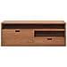 Mobile Porta Tv 110x30x40 Cm In Legno Massello Di Teak - Foto miniatura 3