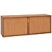 Mobile Porta Tv 110x30x40 Cm In Legno Massello Di Teak - Foto miniatura 5