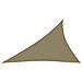 Parasole a Vela Oxford Triangolare 4x5x6,4 m Beige - Foto miniatura 1