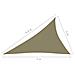 Parasole a Vela Oxford Triangolare 4x5x6,4 m Beige - Foto miniatura 6