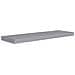 Scaffali A Parete 4 Pz Grigi 80x23,5x3,8 Cm In Mdf - Foto miniatura 3