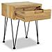 Comodini 2 pz 40x30x50 cm in Legno Massello di Teak - Foto miniatura 4