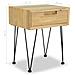 Comodini 2 pz 40x30x50 cm in Legno Massello di Teak - Foto miniatura 6
