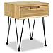Comodini 2 pz 40x30x50 cm in Legno Massello di Teak - Foto miniatura 8