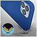 Cover Per Iphone 13 Pro Max In Silicone Semi-rigido Soft-touch Azzurra - Foto miniatura 4