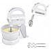 Impastatrice per Pasticceria CR 4213 con Ciotola Rotante 3 Litri 5 Velocità + Turbo Potenza 600 W Colore Bianco. - Foto miniatura 4