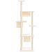 Albero Per Gatti Con Tiragraffi In Sisal Crema 169 Cm - Foto miniatura 3