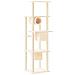 Albero Per Gatti Con Tiragraffi In Sisal Crema 169 Cm - Foto miniatura 4