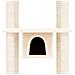 Albero Per Gatti Con Tiragraffi In Sisal Crema 169 Cm - Foto miniatura 5