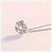 Collana Fiocco Di Neve Con ""ti Amo"" In 100 Lingue Argento - Foto miniatura 10