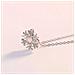 Collana Fiocco Di Neve Con ""ti Amo"" In 100 Lingue Argento - Foto miniatura 5