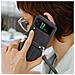 Cover Per Samsung Z Flip4 In Pelle Portacarte Con Tracolla Versatile Case Nera - Foto miniatura 3