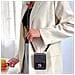 Cover Per Samsung Z Flip4 In Pelle Portacarte Con Tracolla Versatile Case Nera - Foto miniatura 4