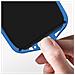 Cover Per Samsung A14 5g E 4g Semirigida Finitura Soft-touch, Fast Cover Azzurra - Foto miniatura 3