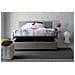 Letto Matrimoniale Betty, Letto Contenitore Con Rivestimento In Tessuto, 100% Made In Italy, Apertura Frontale, Adatto Per Materasso Cm 160x190, Grigio - Foto miniatura 3