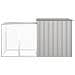 Gabbia per Polli grigio 200x91x100 cm Acciaio Zincato - Foto miniatura 3