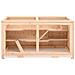 Gabbia Per Criceti 89,5x45x45 Cm In Legno Massello Di Abete - Foto miniatura 4