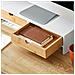 Supporto Per Monitor Pc Scrivania Organizer Scrivania Rialzo Monitor Con 2 Cassetti Bbf02-wn - Foto miniatura 3