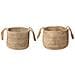 Set Di 2 Cestini Kornak Iuta Naturale - Foto miniatura 5