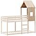Tetto Per Letto Bambini 60x99x139,5cm In Legno Massello Di Pino - Foto miniatura 3