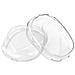 Custodia In Tpu Trasparente A Forma Di Cuore Per Cuffie Airpods Max (confezione Da 2) Transparent - Foto miniatura 1