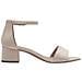 Nude Casual Part-open Sandals Sandali Tessile Scarpe Donna Beige Eu 37, 1-28201-42 251 - Foto miniatura 3